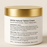 NATURAL TALLOW Frankincense resin & Rose  infused